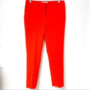 Margaret M Red Chino‎ Ankle Pants Size Small